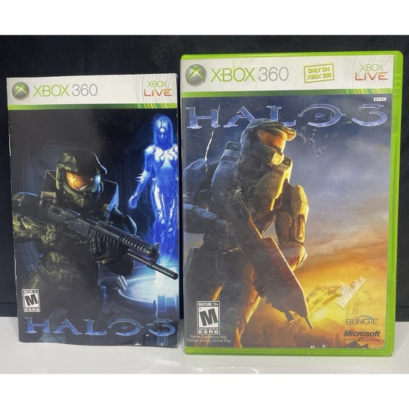 Other - Halo‎ 3 (Xbox 360, 2007) - w/ Manual  tested and working